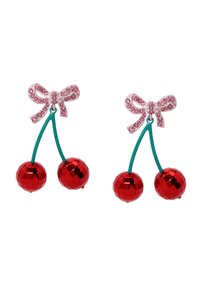 Betsey Johnson SWEETHEART CHERRY DROP - Earrings - open miscellaneous