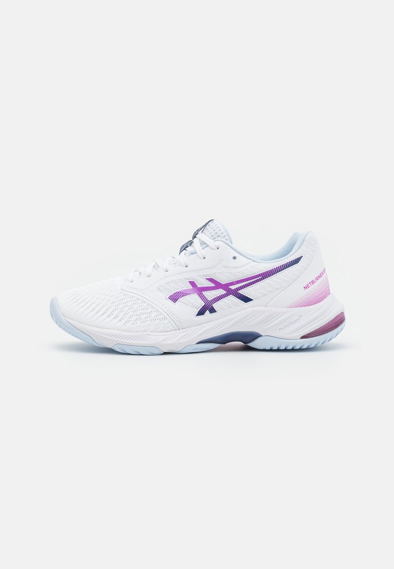 ASICS NETBURNER BALLISTIC Volleyball shoes white/orchid/white