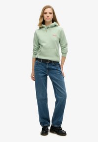 Superdry & Co ESSENTIAL LOGO - Felpa con cappuccio - sea green