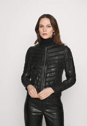GGSURI LELEV - Leather jacket - black