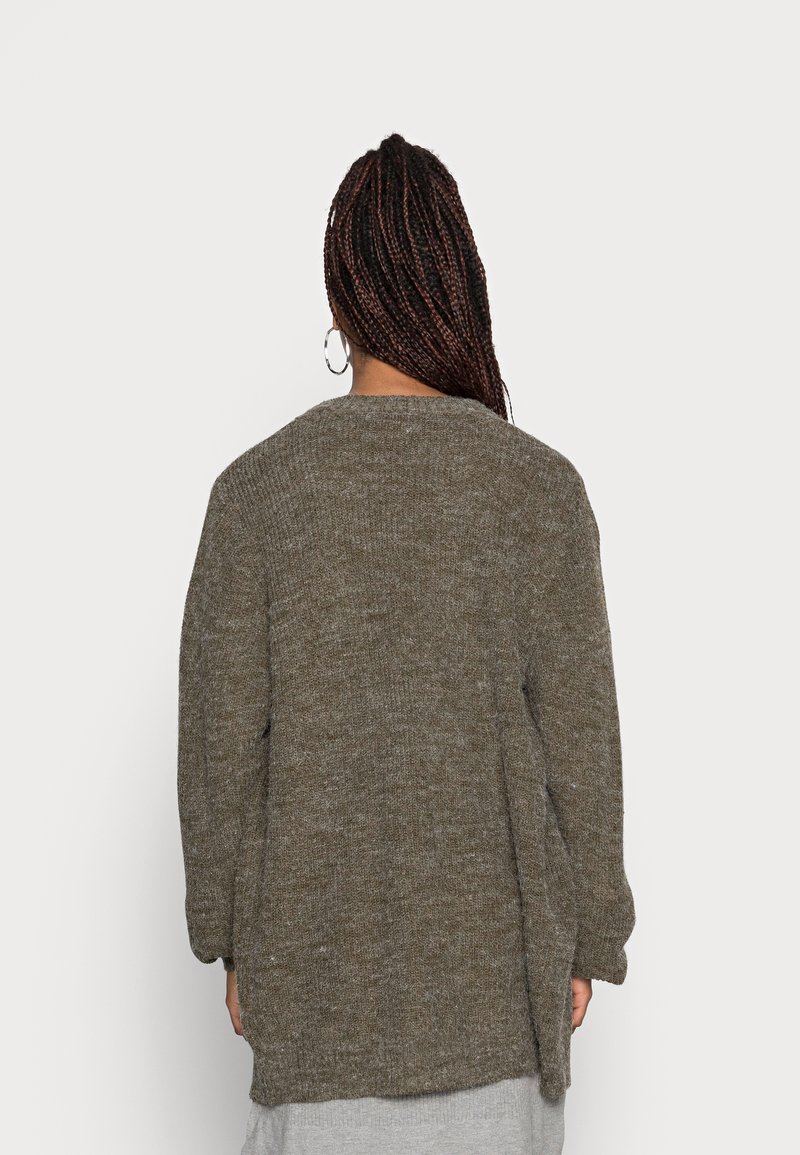 Damen Strickjacken | ICHI NOVO Strickjacke ivy green/khaki - LI09207 Damen Strickjacken | ICHI NOVO Strickjacke ivy green/khaki - LI09207