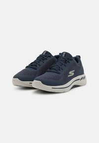 Skechers Performance GO WALK ARCH FIT - Walking trainers - navy/gold