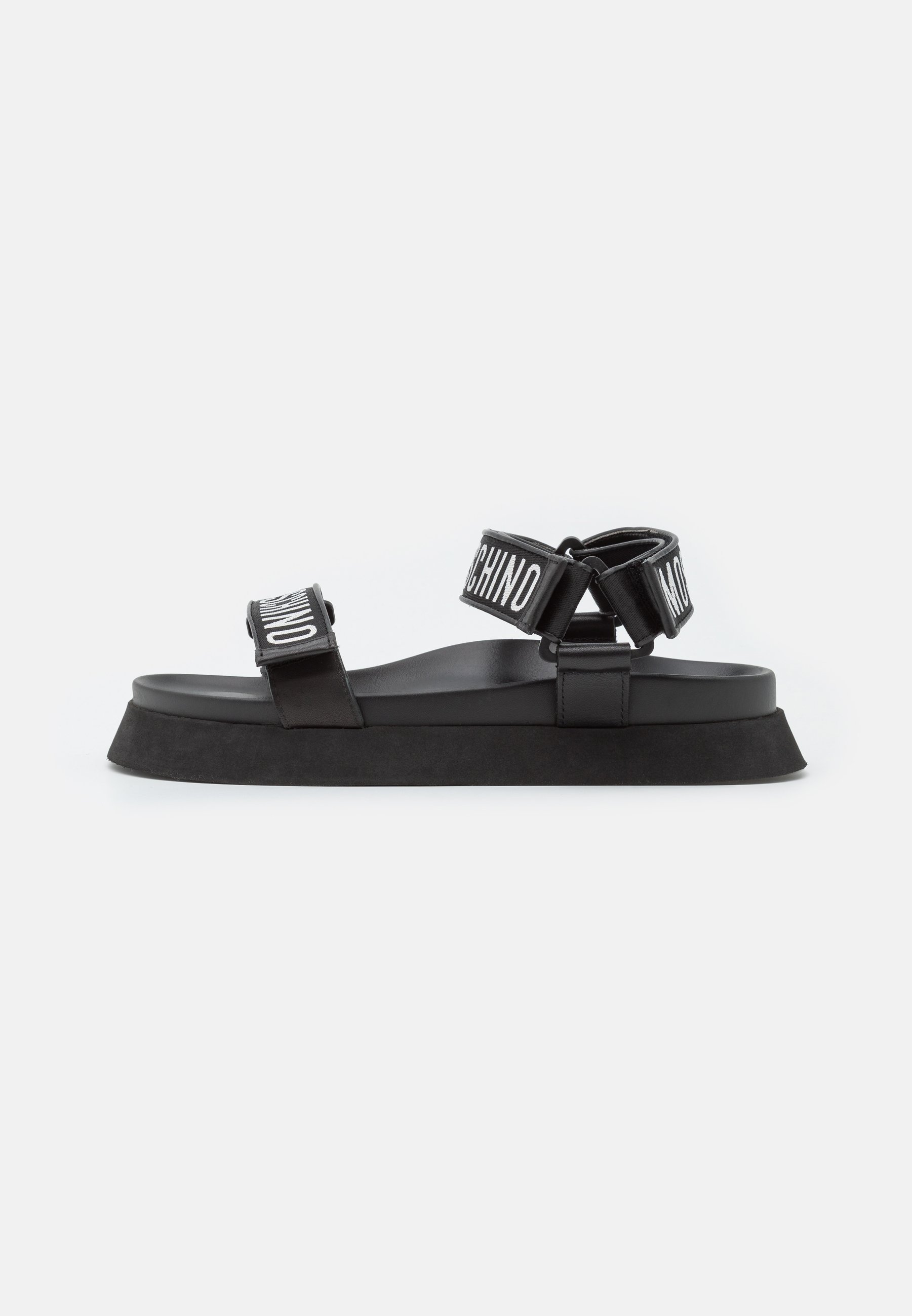 サンダル・ミュール MOSCHINO Women Sandals MA16575G1M MA3 00A NERO ARANCIO BLACK Moschino Duck Sandals MA16575G1M.MA3-00A NERO ARANCIO | IlDuomo