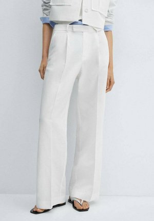 Mango Stoffhose - white
