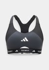 BRA - Medium support sports bra - black/carbon