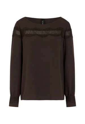 Marc Cain, MARC CAIN BLUSE - Bluse - seal brown