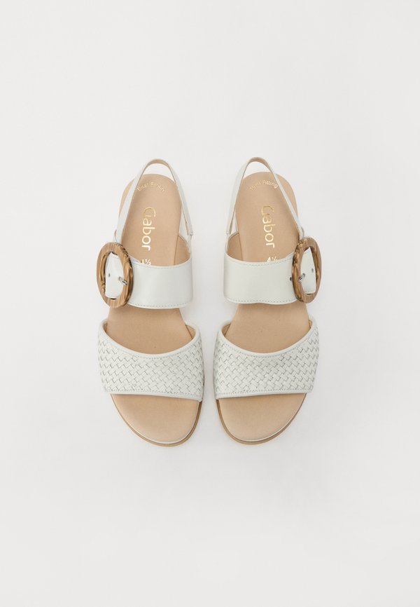 Wedge sandals - weiss4