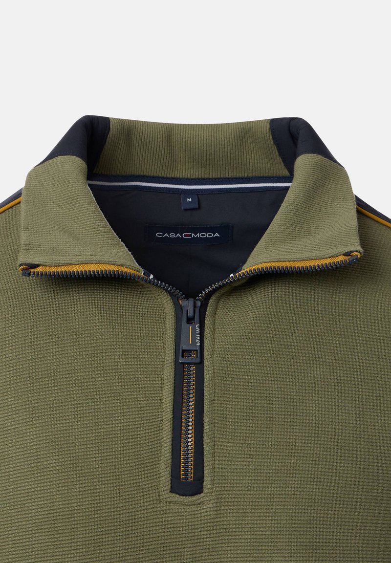 CASAMODA BASIC Sweatshirt olive/grün