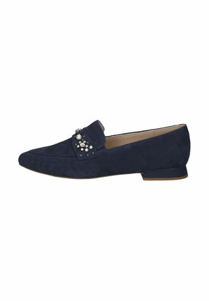 Caprice Loafers - blue suede