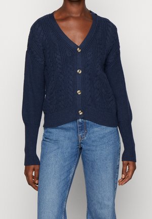 Strickjacke - dark blue
