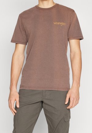 T-shirt print - brown