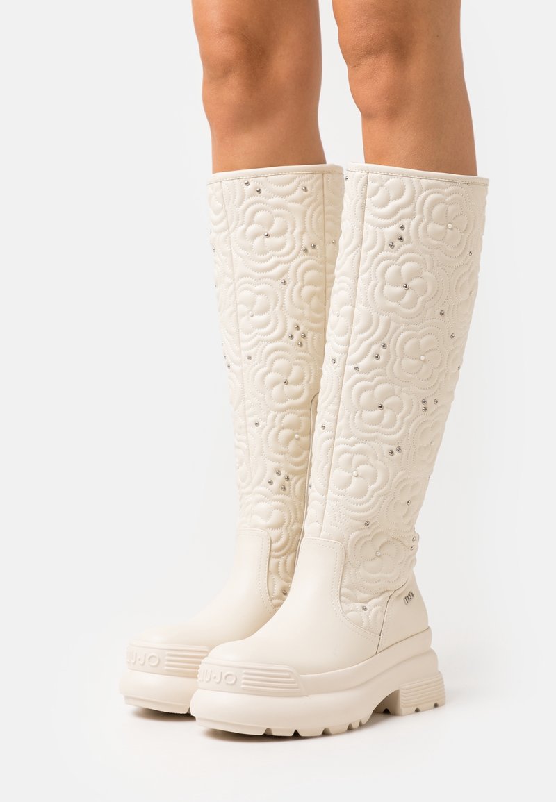 LIU JO Plateaustiefel - off-white