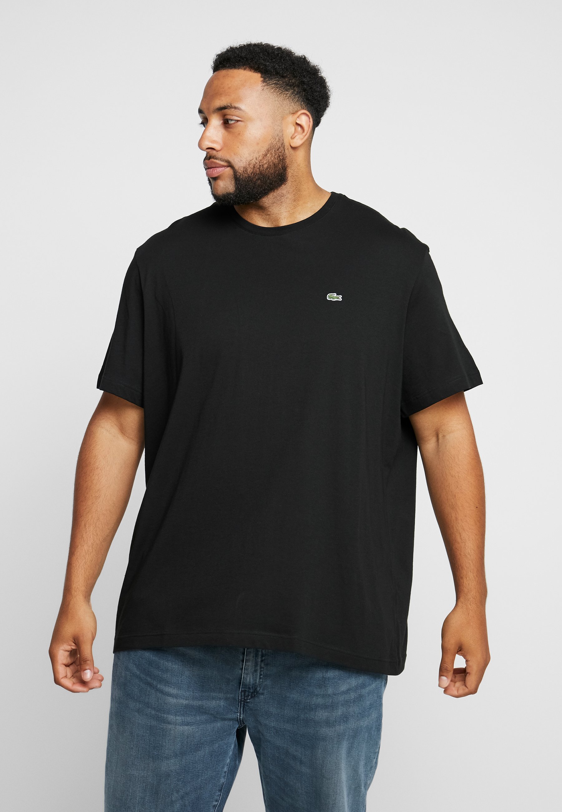 Lacoste PLUS - Basic T-shirt - noir/black - Zalando.co.uk
