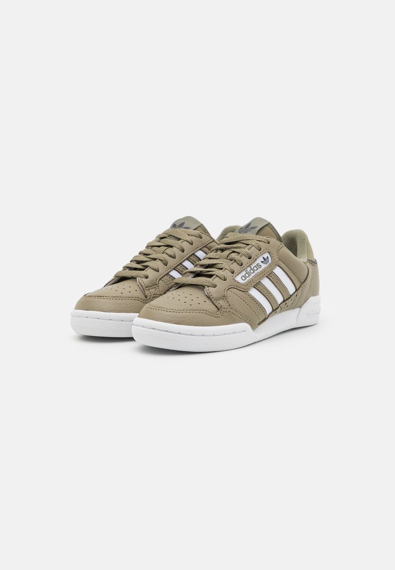 adidas Originals CONTINENTAL 80 UNISEX - Baskets basses - orbit  green/footwear white/signal cyan/vert - ZALANDO.FR
