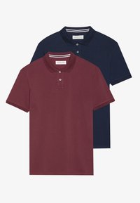 2 PACK - Piké - dark blue/bordeaux
