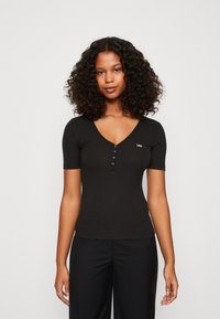 Lee HENLEY - T-shirt basic - black