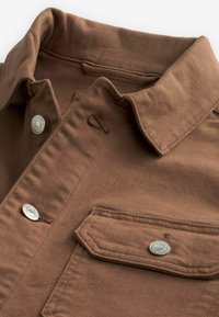 Next REGULAR FIT BUTTON UP - Spijkerjas - rust brown