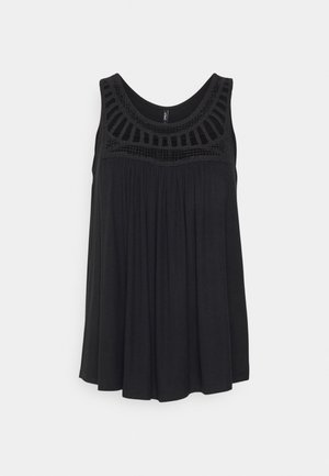 ONLY ONLLINE CROCHET - Μπλούζα - black