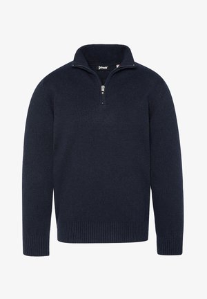 Schott TRUCKER - Strickpullover - marine