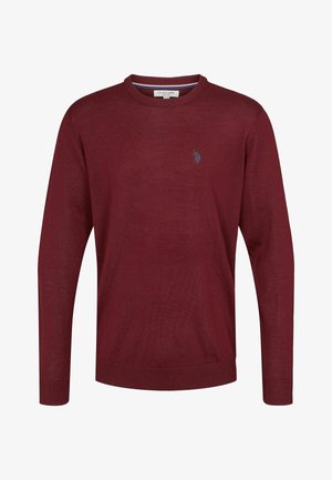 U.S. Polo Assn. Svetr - tibetan red mélange