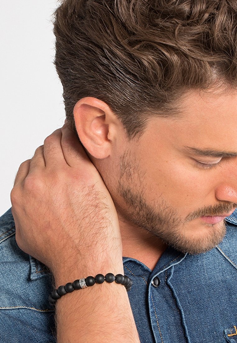 THOMAS SABO Bracciale - silver-coloured/black