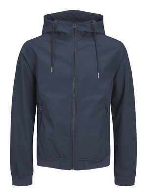 JJEBASIC HOOD - Chaqueta outdoor - navy blazer