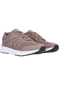 Endurance Hardloopschoenen voor op de weg - deep taupe