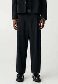 PULL&BEAR TAILORED  - Bukser - black