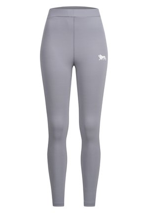 SKELBO - Legging - pastel blue white