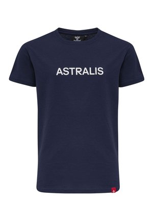 ASTRALIS - T-shirt med print - marine