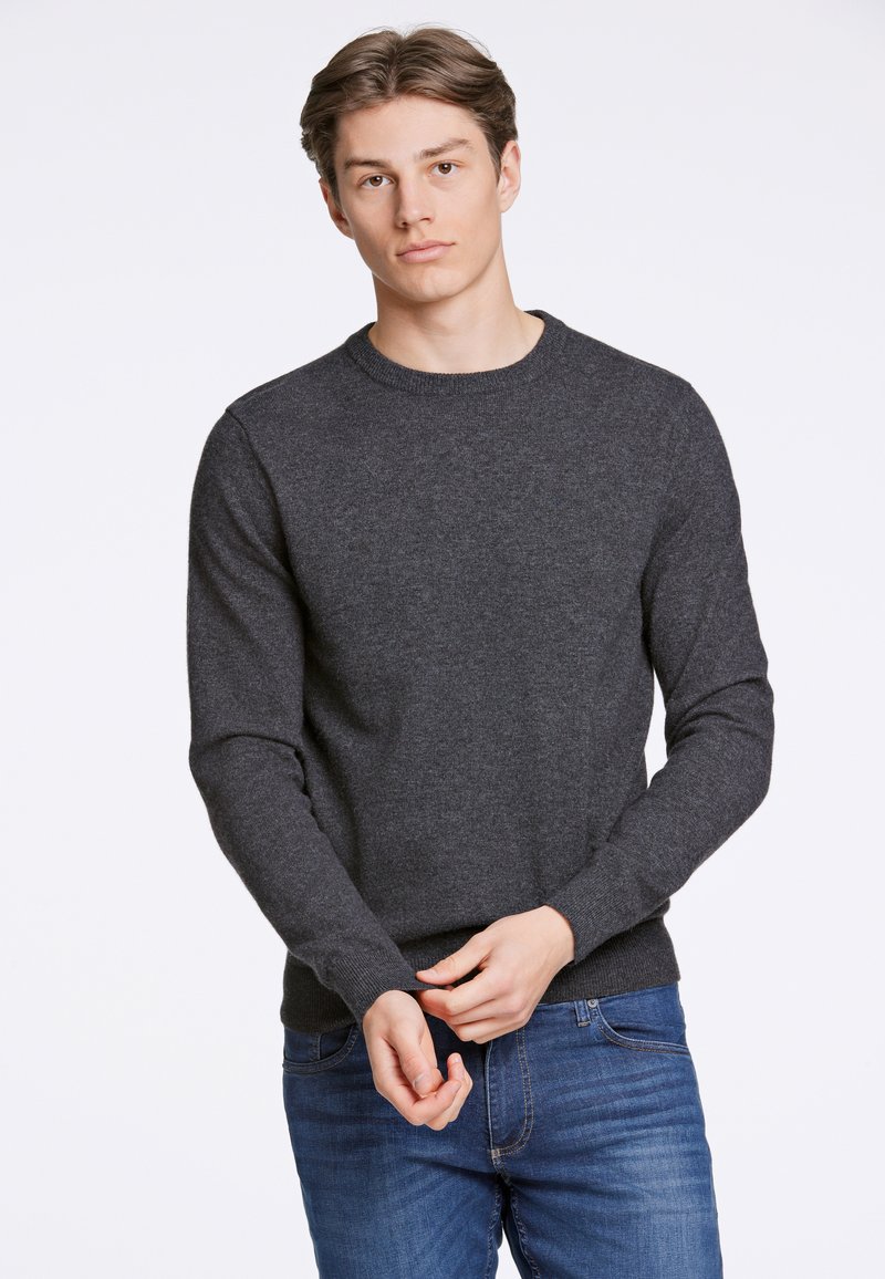Junk De Luxe RECYCLED MIX  - Strickpullover - charcoal mel