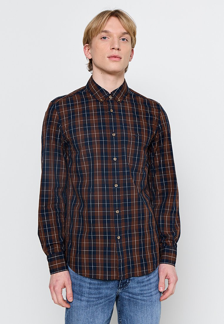 mustang Overhemd bruin