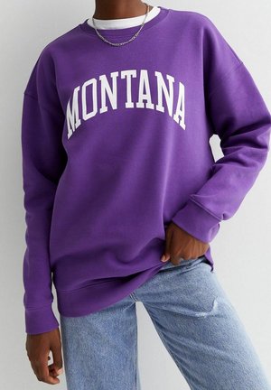 Sweatshirt - purple