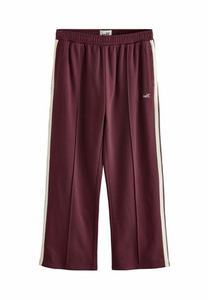 WIDE LEG JOGGERS - Treniņtērpa apakšdaļas - berry red