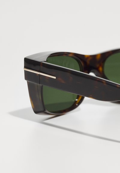 Tom Ford JUAN - Aurinkolasit - dark havana/green