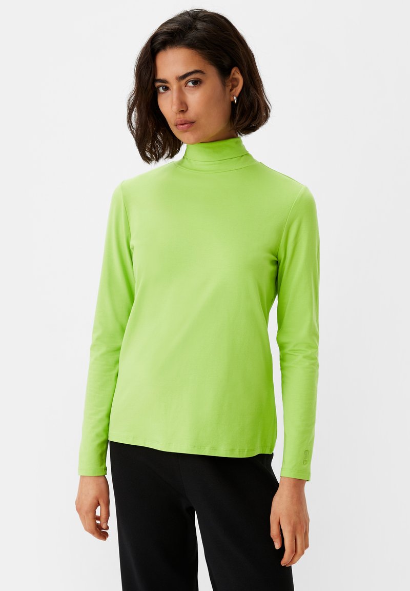 comma casual identity ROLLKRAGEN - Langarmshirt - limettengrün