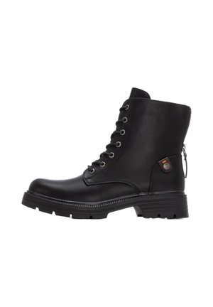 Stivaletti con plateau - black