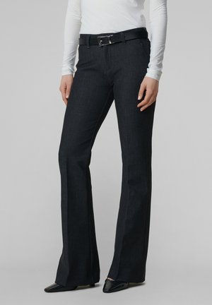 SILVIA SUPLE - Kalhoty - dark grey