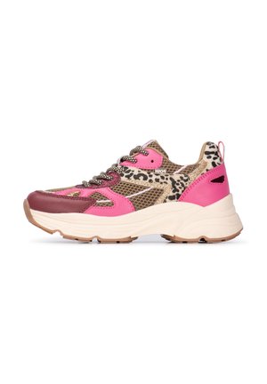 Sneakers laag - pink with combination
