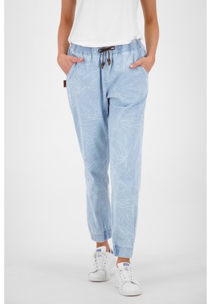 Jogginghose - light-blue denim