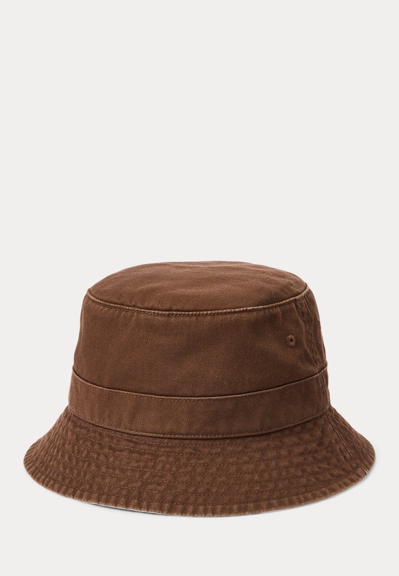 Polo Ralph Lauren COTTON BUCKET HAT Cappello copper brown