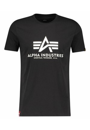 Alpha Industries, T-Shirt print - schwarz