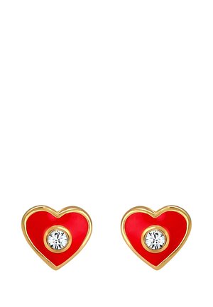 Elli HEARTS - Ohrringe - gold-coloured