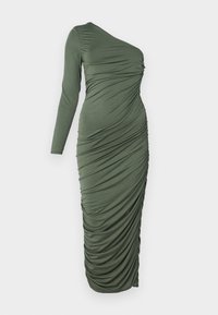 MAIZY ONE SLEEVE MIDI DRESS - Juhlamekko - khaki