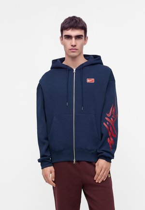 Nike Sportswear, HOODIE - Суитшърт с цип - obsidian