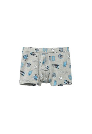 Boxerky - grau grigio melange chiaro stampa colleg