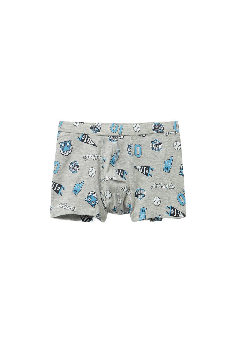 Tezenis Boxerky - grau grigio melange chiaro stampa colleg