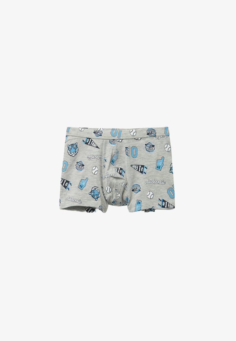 Tezenis Boxerky - grau grigio melange chiaro stampa colleg