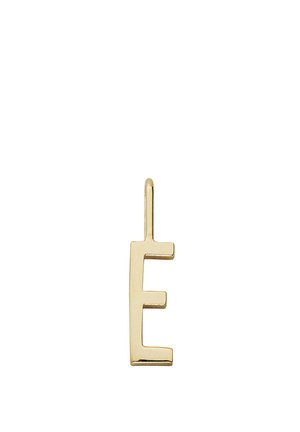 LETTER CHARM 10MM A-Z 18K GOLD-PLATED - Anhänger - gold-coloured