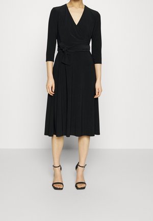 Jerseykleid - mottled black